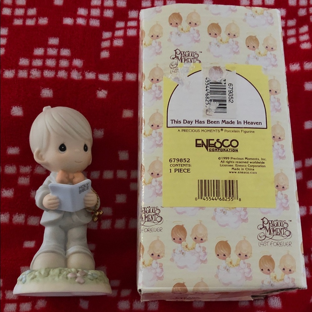 Precious moments figurine first communion  this day has been made in heaven new